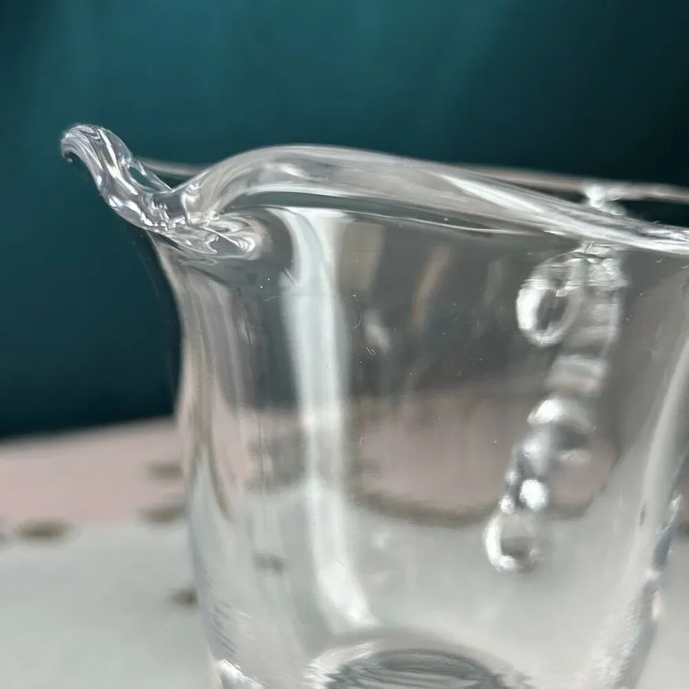 Vintage Imperial Glass Candlewick Sugar and Creamer